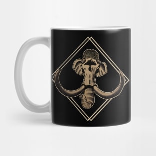 Mammoth Skull Design Mug